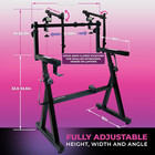 Dual Piano Keyboard Stand With 2nd Tier Adjustable Arms - Z Style Piano Stand  P