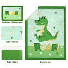 Crib Bedding Set For Boys 4 Piece Dinosaur Baby Bedding Set standard Size Toddle
