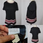 8 Womens 1970s 80s Vtg Clothing Lot Tops Blouses Skirts Red Black White Medium