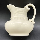 Vtg Lenox Ivory Pitcher Creamer Colonial Collection Ceramic Scallop 3 75  Usa