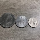 U s  1776-1976 Bicentennial 3 Coin Set - Quarter  1 2 Dollar   Dollar