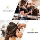 Hairdressing Mannequin Head Training Long Hair Styling 38 Cm