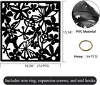 12   4pcs Hanging Room Divider Screens Made Of Environmentally Pvc  Simple And    