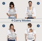 Ergobaby Omni Breeze All Carry Positions Baby Carrier 7-45 Lb - Olive Green