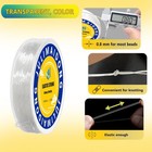 0 8mm Clear Elastic String 200ft     Stretch Cord For Beading   Jewelry Making