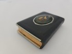 Antique vintage mondaine Compact leather portrait 1920 s - 30 s just Gorgeous 