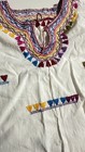 Mexican Traditional Floral Embroidered Peasant Blouse Hand Made