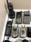 Vintage Old Cell Phone Lot Of 13 With Chargers And Accessories
