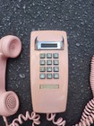 Western Electric Bell System Pink Corded Push-button Wall Telephone 2554b