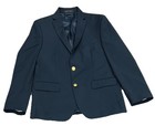 Lrl Lauren Ralph Lauren Blazer Men Boy 18r Classic Navy Blue W Gold Tone Buttons