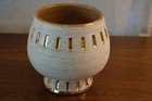 Fratelli Fanciullacci Sgraffito Planter 5 5  Mcm Italy Pottery Vintage