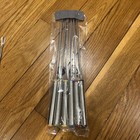 Set Of 6 Stainless Steel Colored Handles Fondue Forks New In Package
