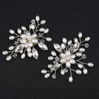  Pearl Rhinestone Shoe Buckle Wedding Bridal Clips Decorations Crystal