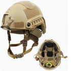 Fast Green Black Level 3 Bulletproof Uhmwpe Ballistic Iiia Tactical Helmet New