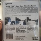  lyman 7821891 E-zee 8pc Hand Case Trimmer Set New Reloading Rcbs Hornady Lee