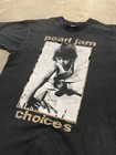 Vintage 1992 Pearl Jam  choices  Crayons To Guns Black Band T-shirt  Large