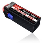 Hrb 2pcs 6s 6000mah 22 2v Lipo Battery Ec5 For Rc Helicopter Airplane Truck Uav