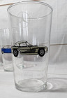 Vintage 1960 s Set Of 6 Mobil One Collector Car Glasses Cups Made By Libbey