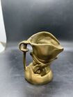 Vtg Solid Brass Pirate Nautical Decor  Vase Pencil Holder