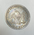 1846 Seated Liberty Dollar  Better Date Vf   Lightly Cleaned Lower Mintage