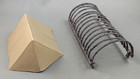 Marx Battleground Desert Fox Tent   Barbed Wire Plastic Vtg Playset Accessories