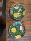 Antique Japanese Arts   Crafts Plates - Set Of 2