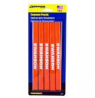 Carpenter Pencils 5 Pack Carded easy To Grip versatile  Visible  Won t Roll Away