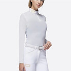 Rider s Gene  rg  Equestrian Competition Long Sleeve White - Women s Xs