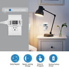 Dewenwils 2 Pack Light Timer  Digital Programmable Plug-in Lamp Timer Switch