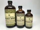 Black Seed Oil 100  Pure Natural Cold Pressed Cumin Nigella Sativa Non Gmo Glass