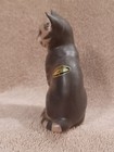Vintage Hagen Renaker Dw Seated Cat Figurine Monrovia Tabby  with Damage  Htf
