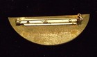 Vintage Art Deco Crescent-shaped Enamel Pin