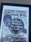 Original Ormand Mcgill Concert Of Hypnotism Poster Framed Show Event Art