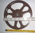 Vintage Goldberg 16mm 400  Empty Metal Film Reel For 1 2  W Movie Tape  7  Dia