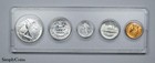 1942 Us Mint Set Bu Uncirculated Silver Coin Lot Gem 5 Coins