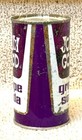  scarce R1  Jolly Good Grape Flat Top Soda Can-pre Zip Code