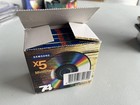 5 Pack Samsung Md 74-minute Blank Minidiscs New Sealed