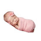 Newborn Photography Props Stretch Long Ripple Blanket Yarn Wrap Photo Cloth