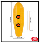 Guiro Instrument 3 9x13 Fish Shaped Latin Percussion Instrument With 2 Scraper