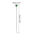 200pcs Sewing Pins 1 5 Inch Pearlized Ball Head Pins Straight Pin Dark Green