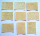 Ghana Stamp Sc  5-13   Gold Coast Overprints - Set Of 9 - Used - Og - Free Ship