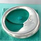 Authentic Tiffany   Co  Man In The Moon Baby Rattle Sterling 925 Tv3fe