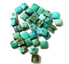 Turquoise Tibetan Square Cabochon 5mm To 12mm Natural Loose Wholesale Gemstone