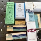 Lot Of Vintage Dental Kits Cement Monomer Assorted Process  Chemicals Tools