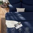 Cozylux Full Size Comforter Sets Navy Blue  7 Pieces Bed In A Bag  Full  