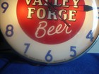 Vintage  Valley Forge   Beer Pam Clock Lighted Working Condition Free Shipping