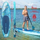 Serenelife 10ft6in Inflatable Surf Stand Up Paddle Board   Youth   Adult