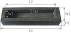 Otoolworld Gold Silver Graphite Ingot Mold Mould Crucible For Melting Casting