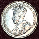 Newfoundland 1919c 25 Cents  Xf  Km17  0 9255 Silver  Free Usa Shipping