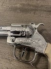 Hubley  Toy Cap Gun Uses Roll Caps Vintage Barrel Says  load Here  Holster